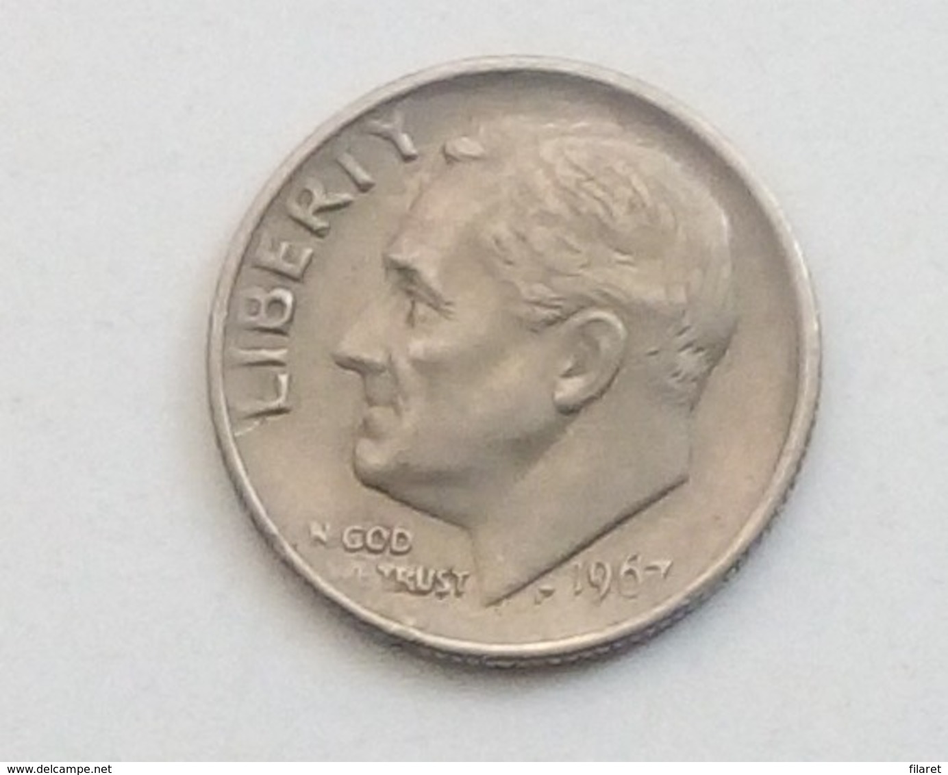 ONE DIME,1967(half 7) - Errors