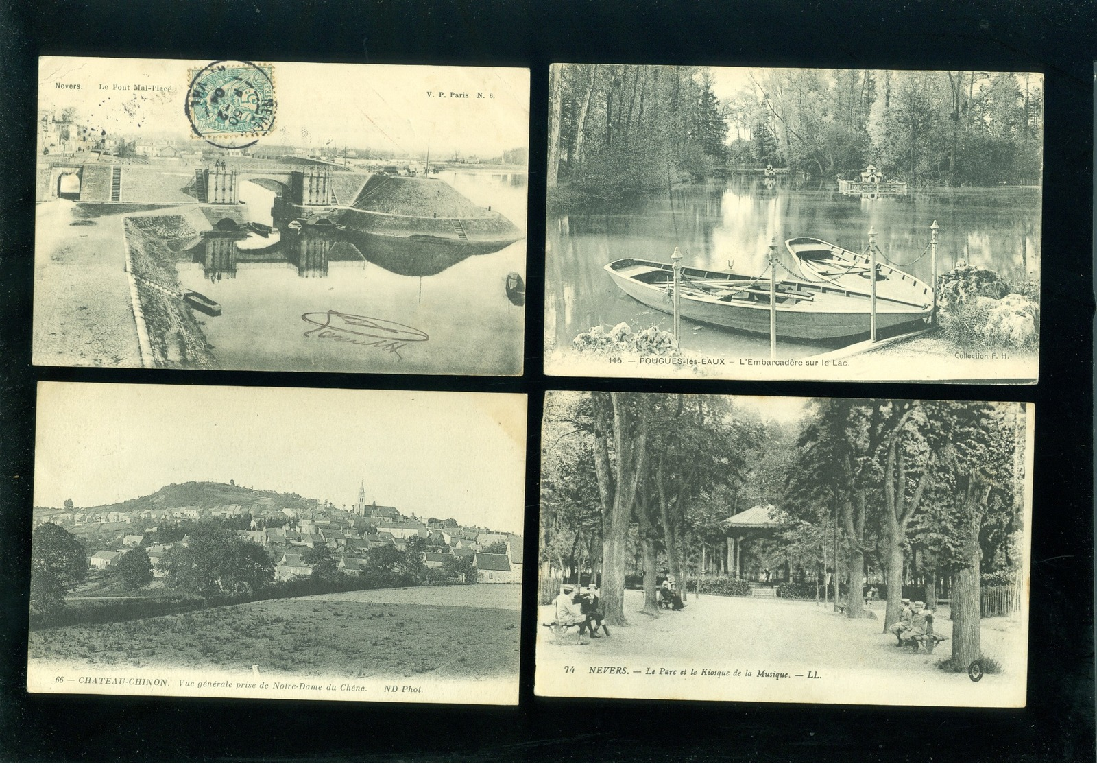 Beau lot de 50 cartes postales de France  Nièvre          Mooi lot van 50 postkaarten van Frankrijk ( 58 ) - 50 scans