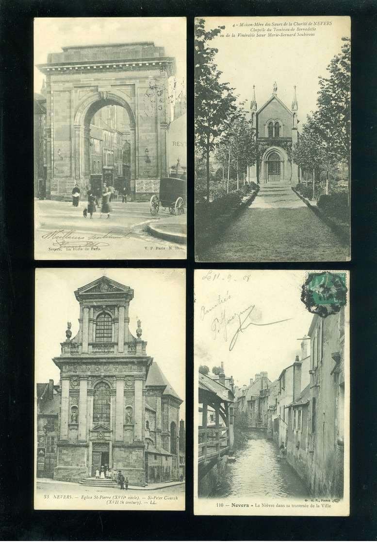 Beau lot de 50 cartes postales de France  Nièvre          Mooi lot van 50 postkaarten van Frankrijk ( 58 ) - 50 scans