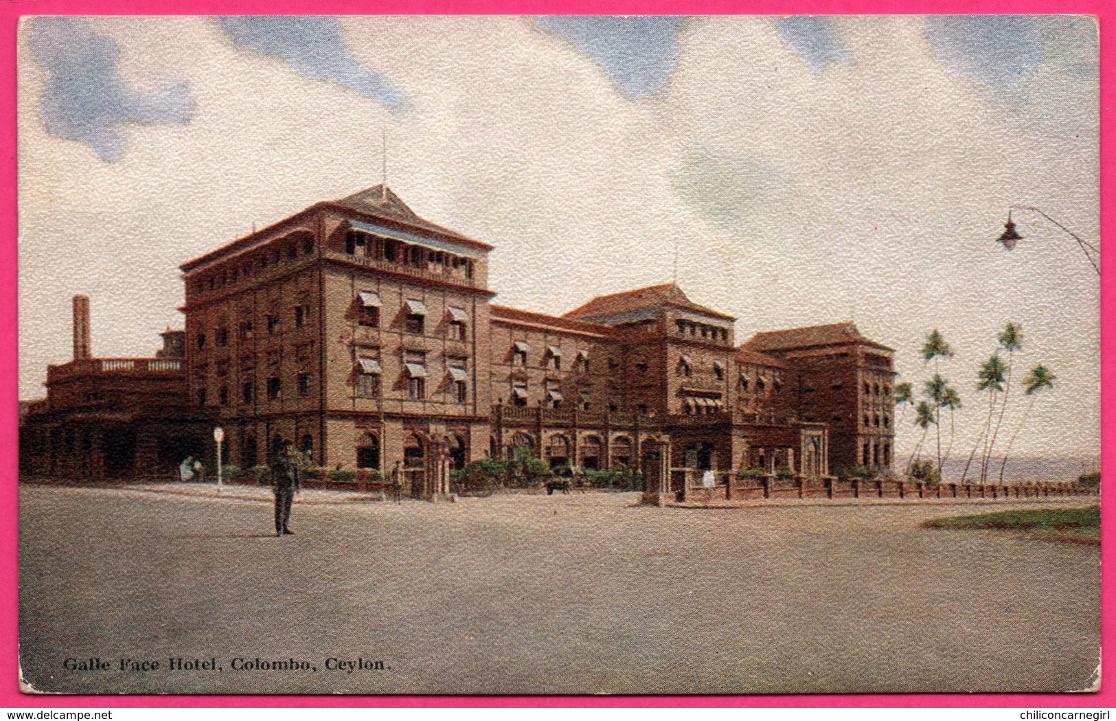 Colombo - Galle Face Hotel - Animée - PLATE Ltd N° 74 - Colorisée - Sri Lanka (Ceylon)