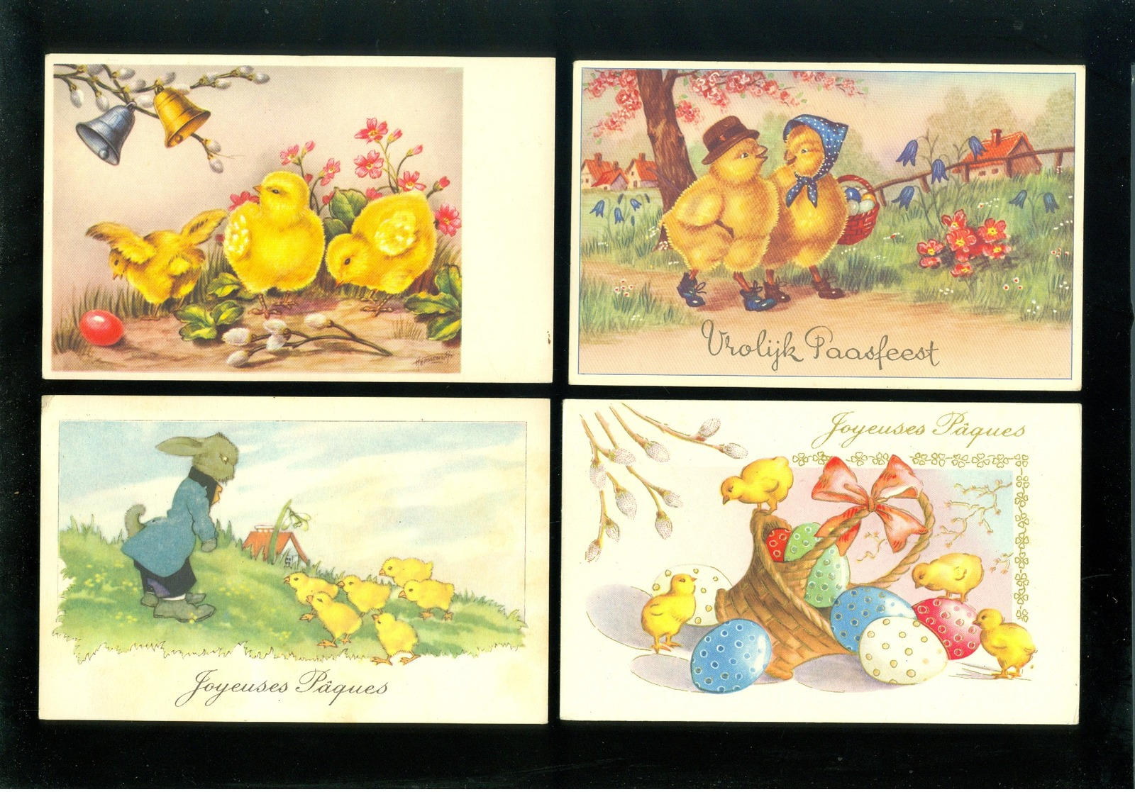 Beau Lot De 60 Cartes Postales Fantaisie  Pâques     Mooi Lot 60 Postkaarten Fantasie  Pasen - 60 Scans - 5 - 99 Cartes