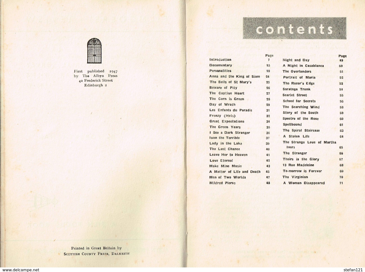 Filmgoers' Review - Forsyth Hardy - 1947 - 72 Pages 21,7 X 13,8 Cm - Other & Unclassified