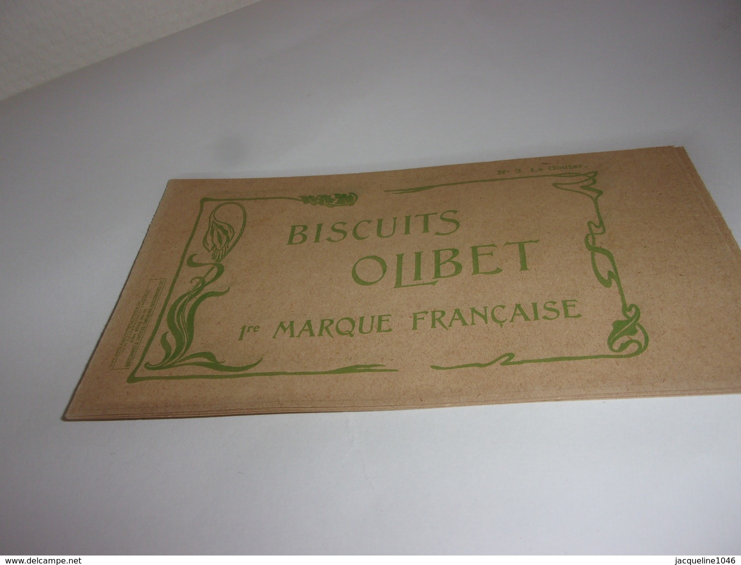 Biscuits Olibet 1 Iere Marque Française Découpage N 3 Le Gouter - Autres & Non Classés