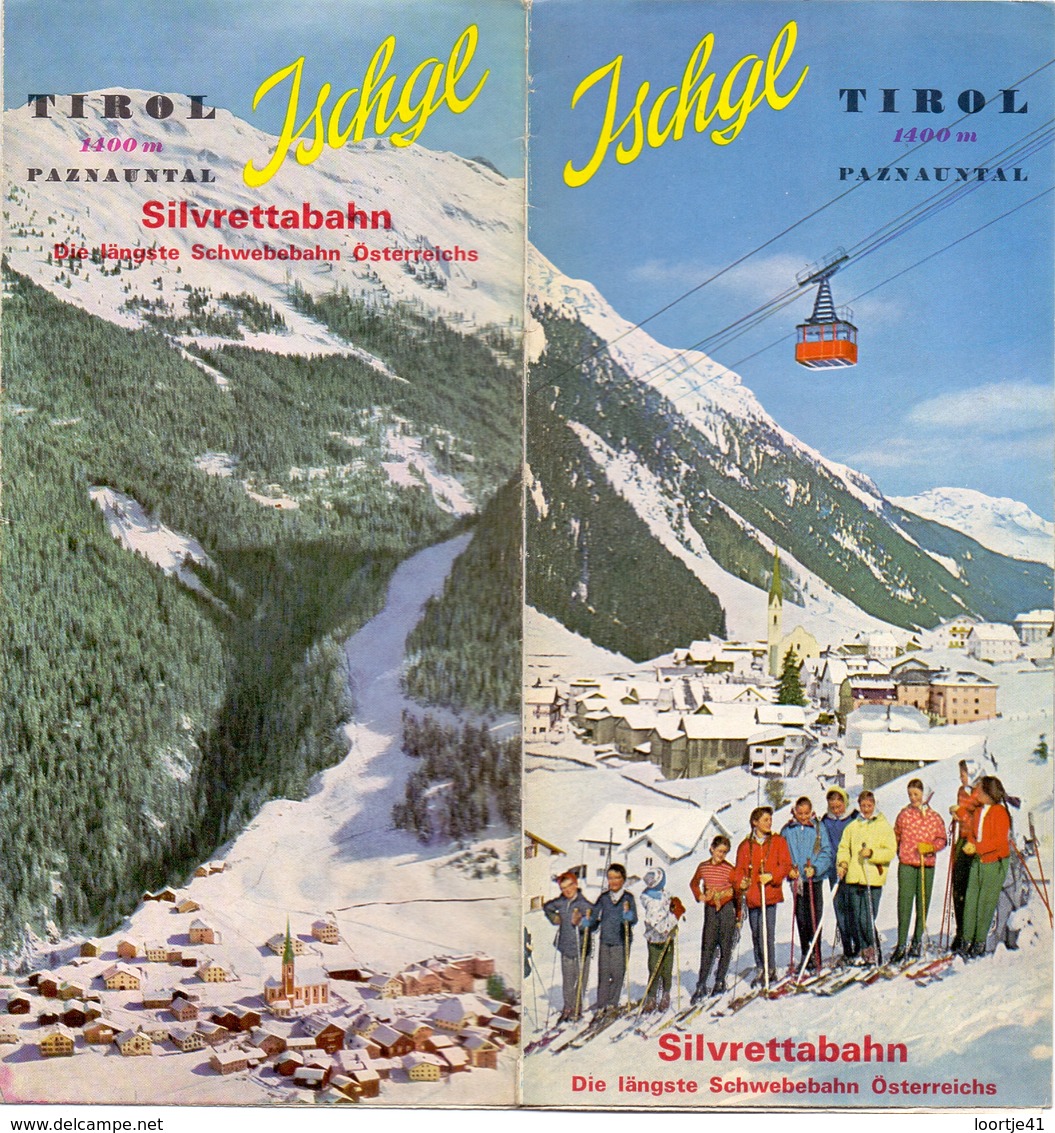 Brochure Dépliant Faltblatt Toerisme Tourisme - Ischgl Tirol Paznautal - Austria Österreich - Ca 1960 - Ski - Dépliants Touristiques