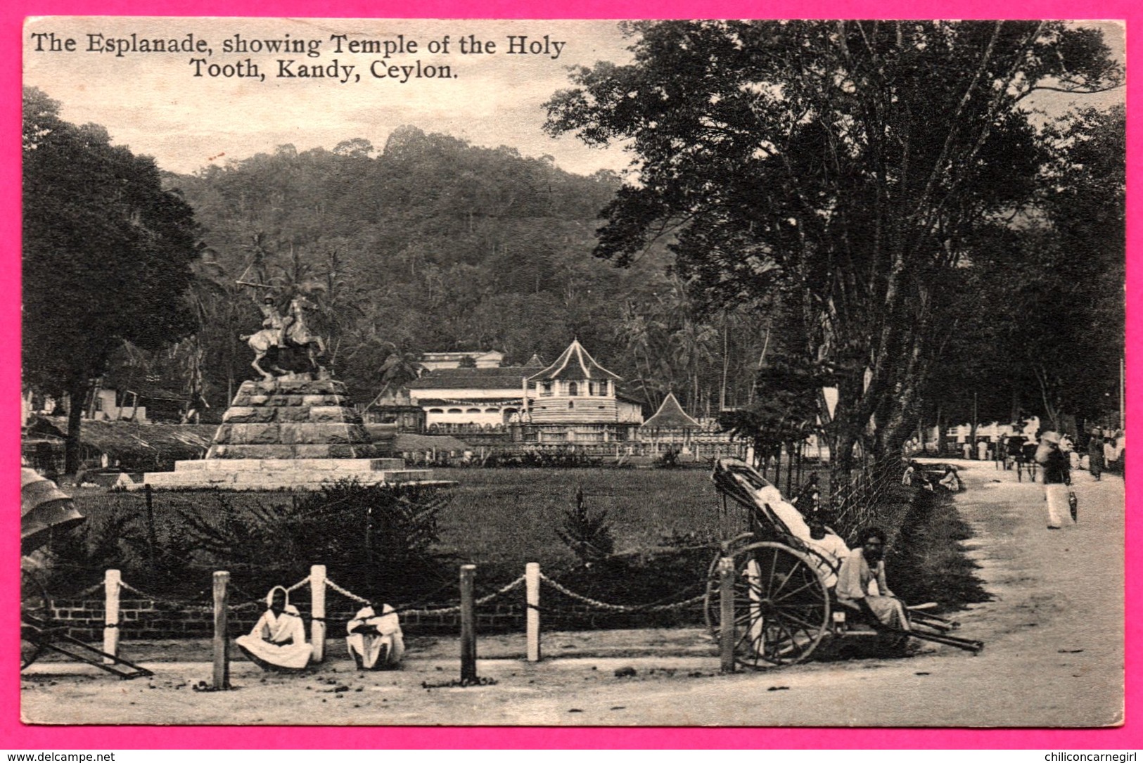 Kandy - The Esplanade - Showing Temple Of The Holy Tooth - Animée - PLATE Ltd N° 117 - Sri Lanka (Ceylon)