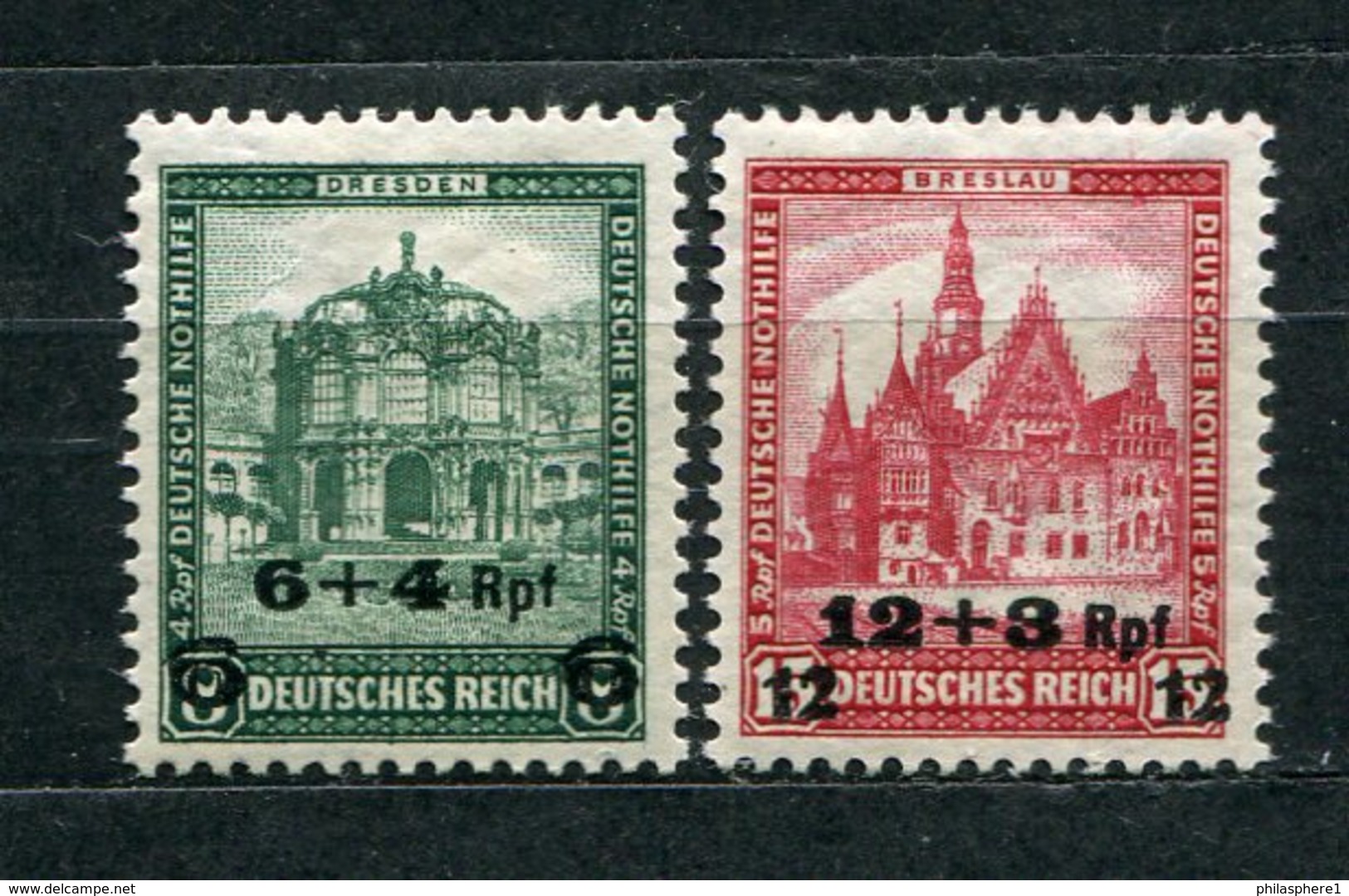 Deutsches Reich Nr.463/4          *  Unused         (3122) - Ungebraucht