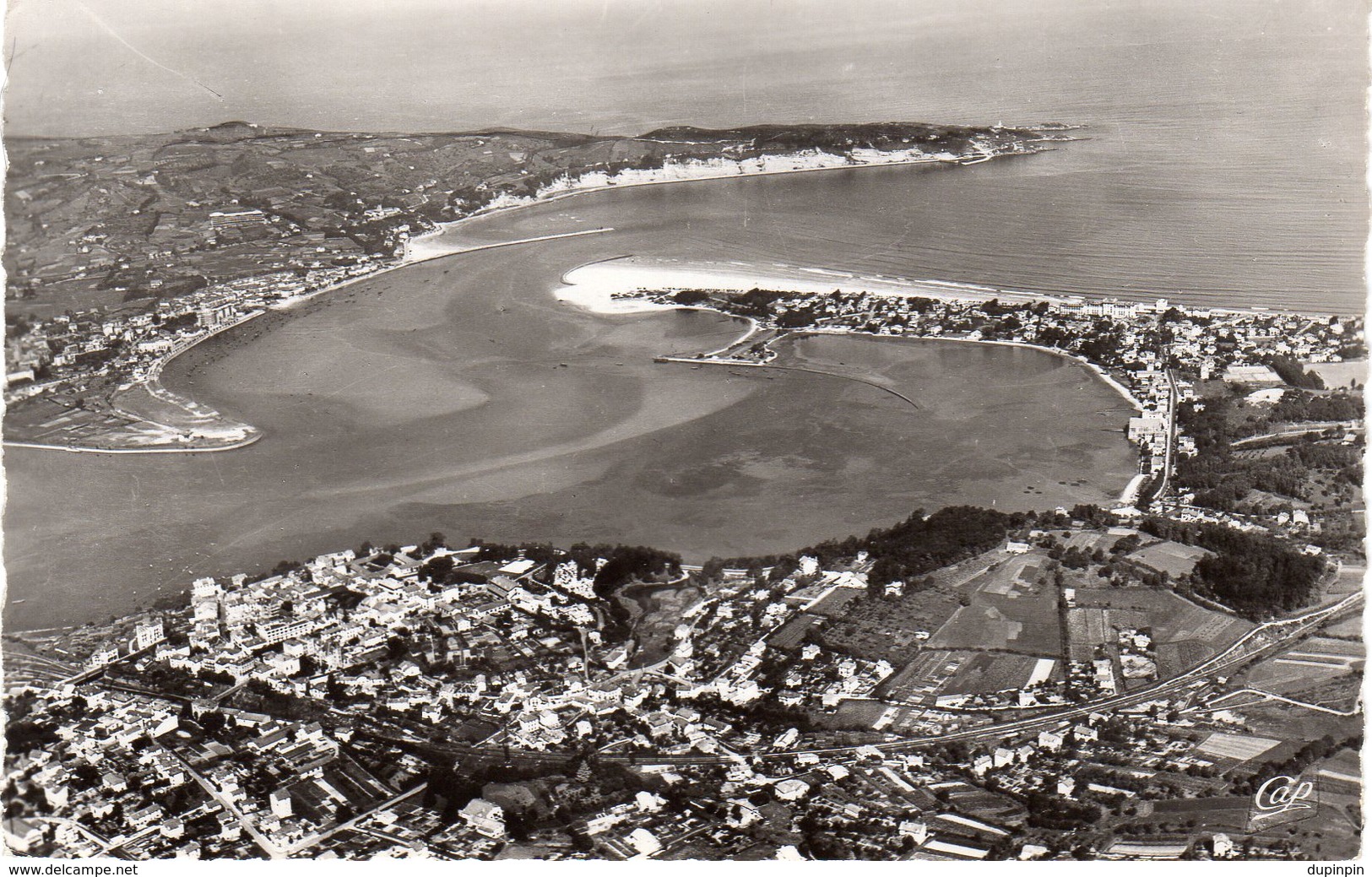 HENDAYE  Frontière Franco-Espagnol - Vue Prise En Avion - Hendaye