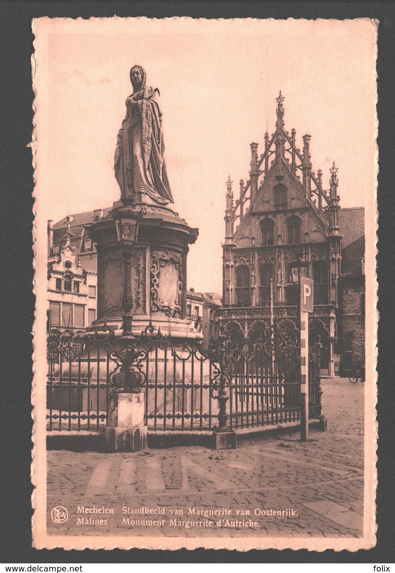 Mechelen - Standbeeld Van Marguerite Van Oostenrijk - 1948 - Malines
