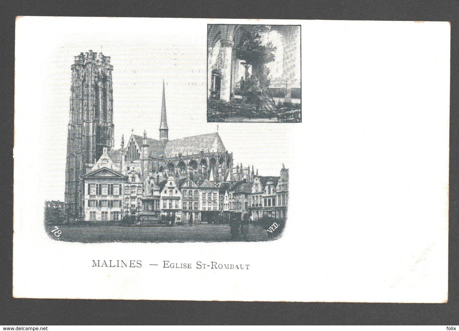 Mechelen / Malines - Eglise St-Rombaut - Enkele Rug - Malines