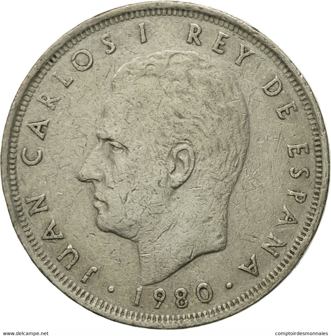 Monnaie, Espagne, Juan Carlos I, 25 Pesetas, 1980, TB+, Copper-nickel, KM:818 - 25 Pesetas