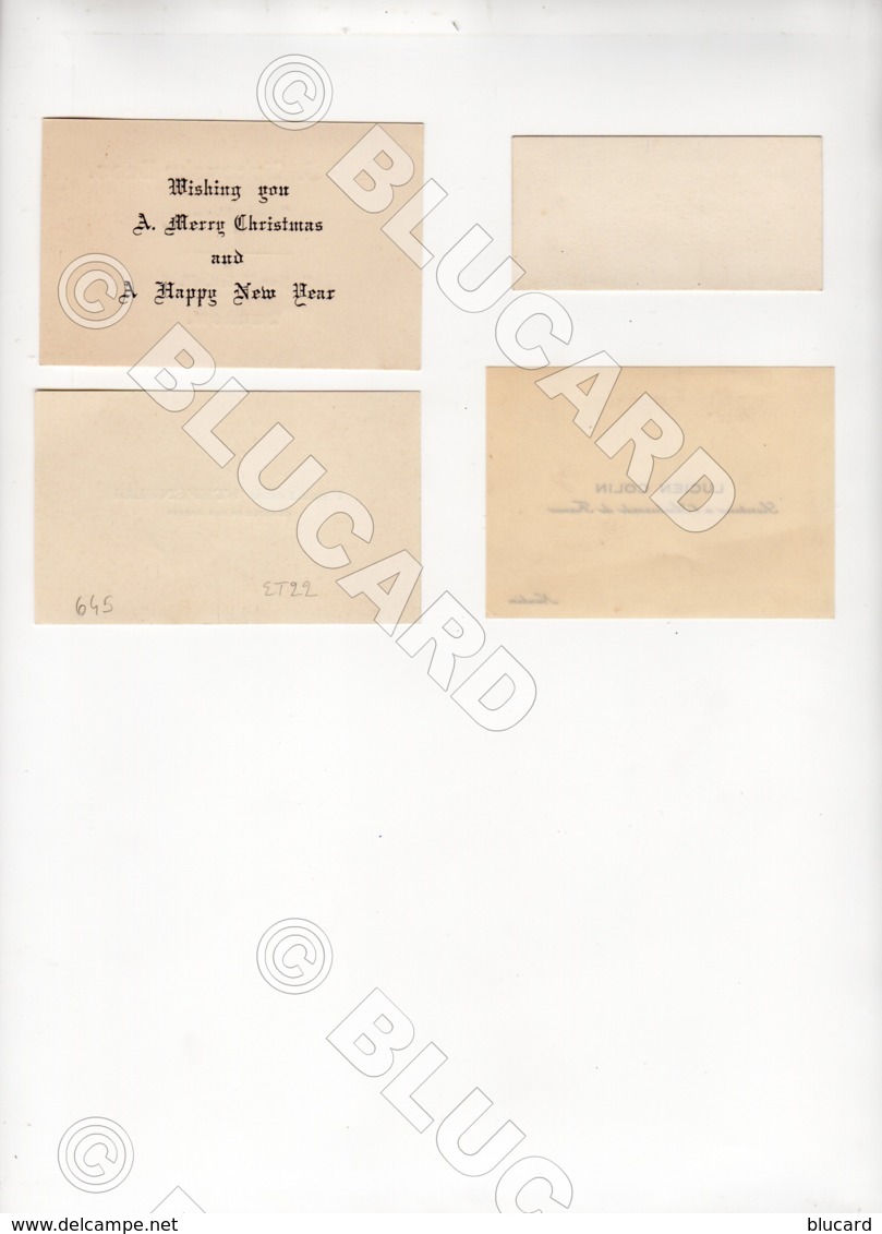 28645–ec CHINA BUSINESS CARDS BRITANNIC CONSUL HANKOW NANKIN ITALIAN CONSUL 4 PIECES - Historische Dokumente