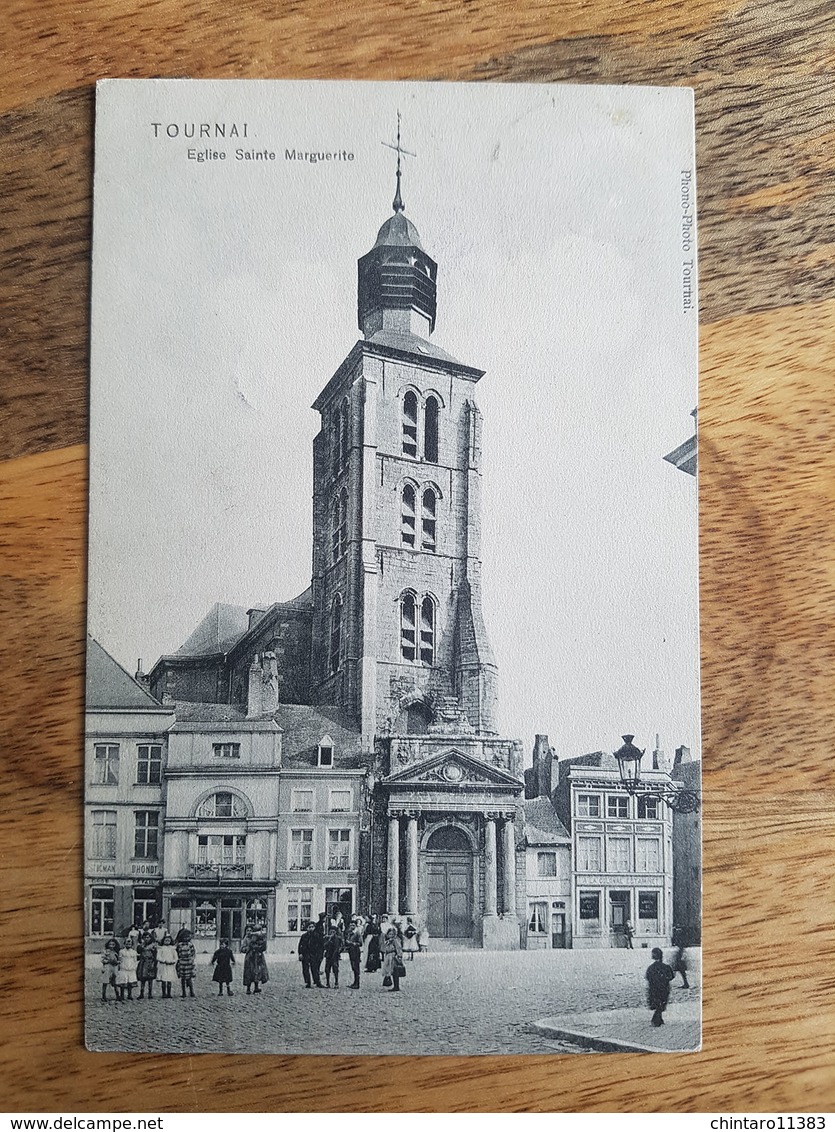 CP Tournai "Eglise Sainte Marguerite - Phono-photo" - Tournai