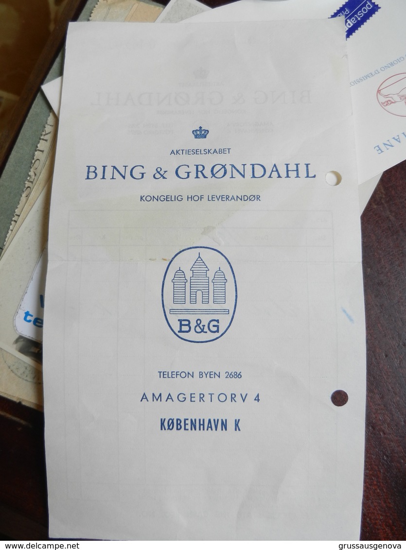 7b) DANIMARCA BING & GRONDAHL KOBENHAVN COPENHAGHEN 1964 - Altri & Non Classificati