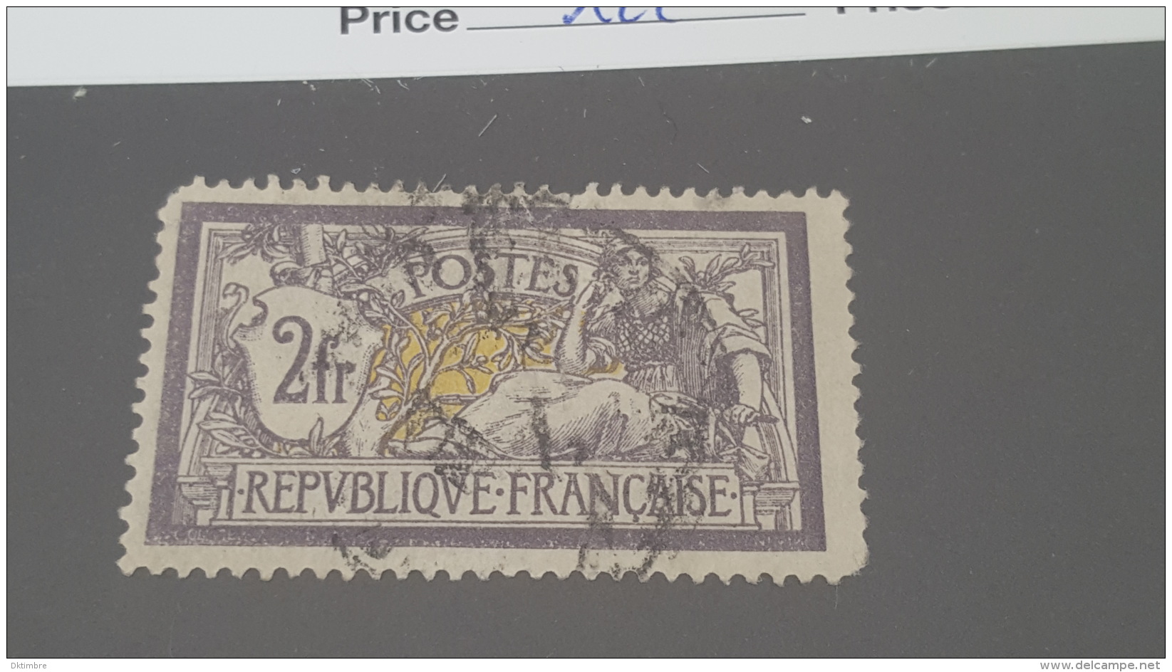 LOT 411123 TIMBRE DE FRANCE OBLITERE N°122 VALEUR 90 EUROS - Oblitérés