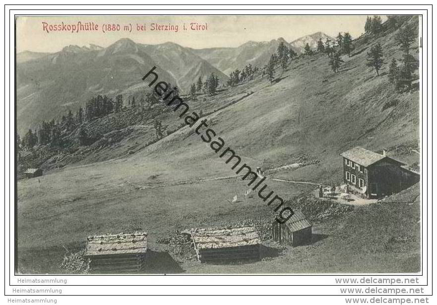 Vipiteno - Sterzing - Rosskopfhütte - AK Ca. 1910 - Vipiteno