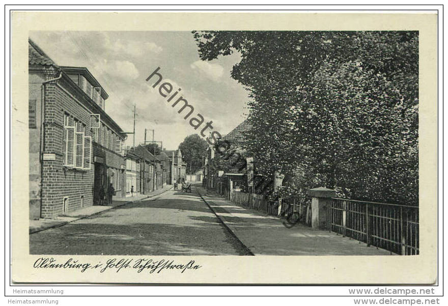 Oldenburg In Holstein - Schuhstrasse - Verlag Julius Simonsen Oldenburg Gel. 1936 - Oldenburg (Holstein)