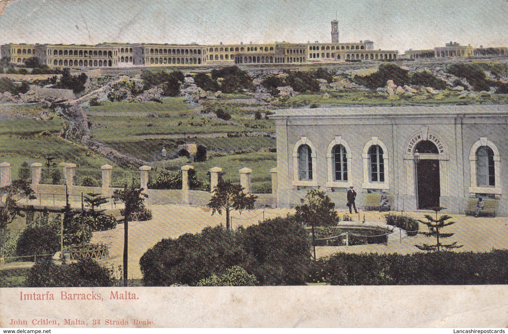 Postcard Imtarfa Barracks Malta By John Critien Early Undivided Back My Ref  B12382 - Malta