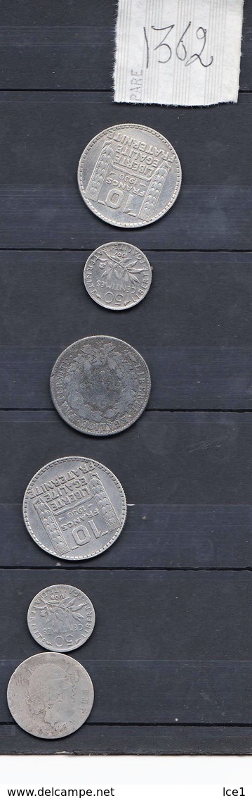 FRANCE 6 Pieces Argent - Alla Rinfusa - Monete