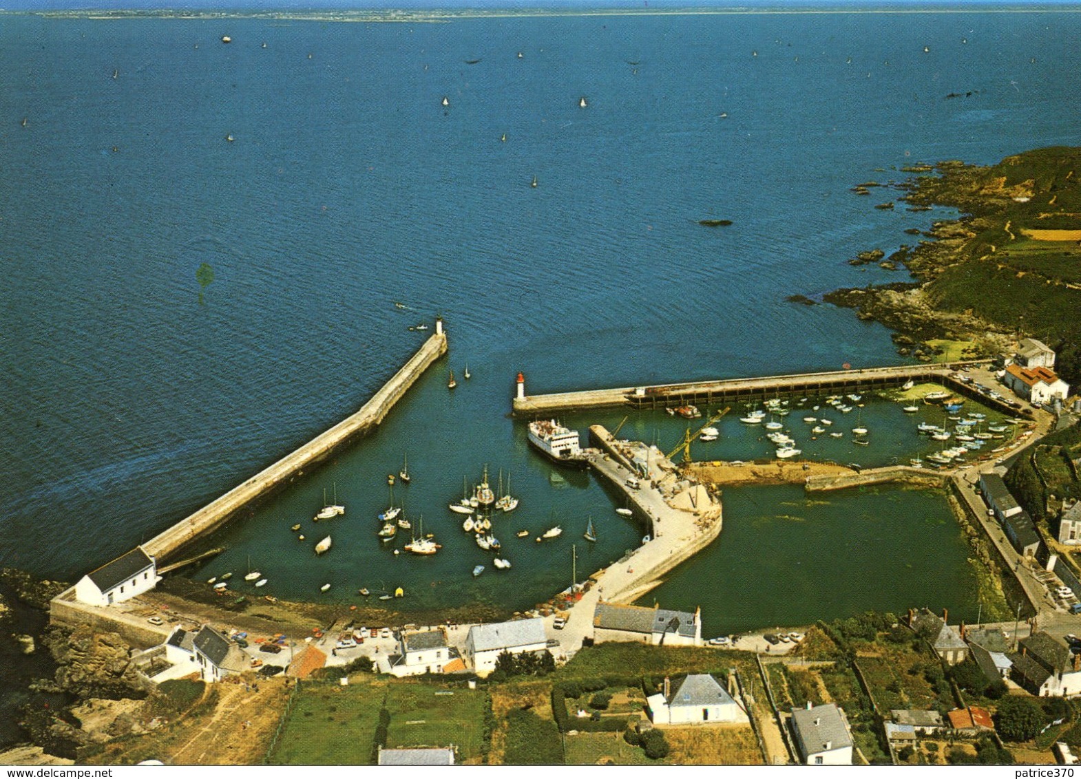 ILE DE GROIX - LOT de 10 cartes Port Tudy Port Lay Fort de la Croix Pen Men Port Plaisance