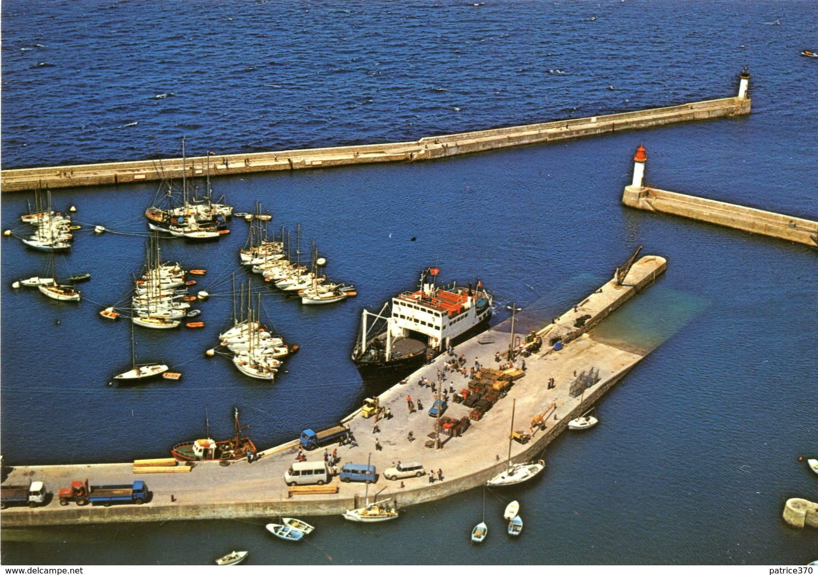 ILE DE GROIX - LOT de 10 cartes Port Tudy Port Lay Fort de la Croix Pen Men Port Plaisance