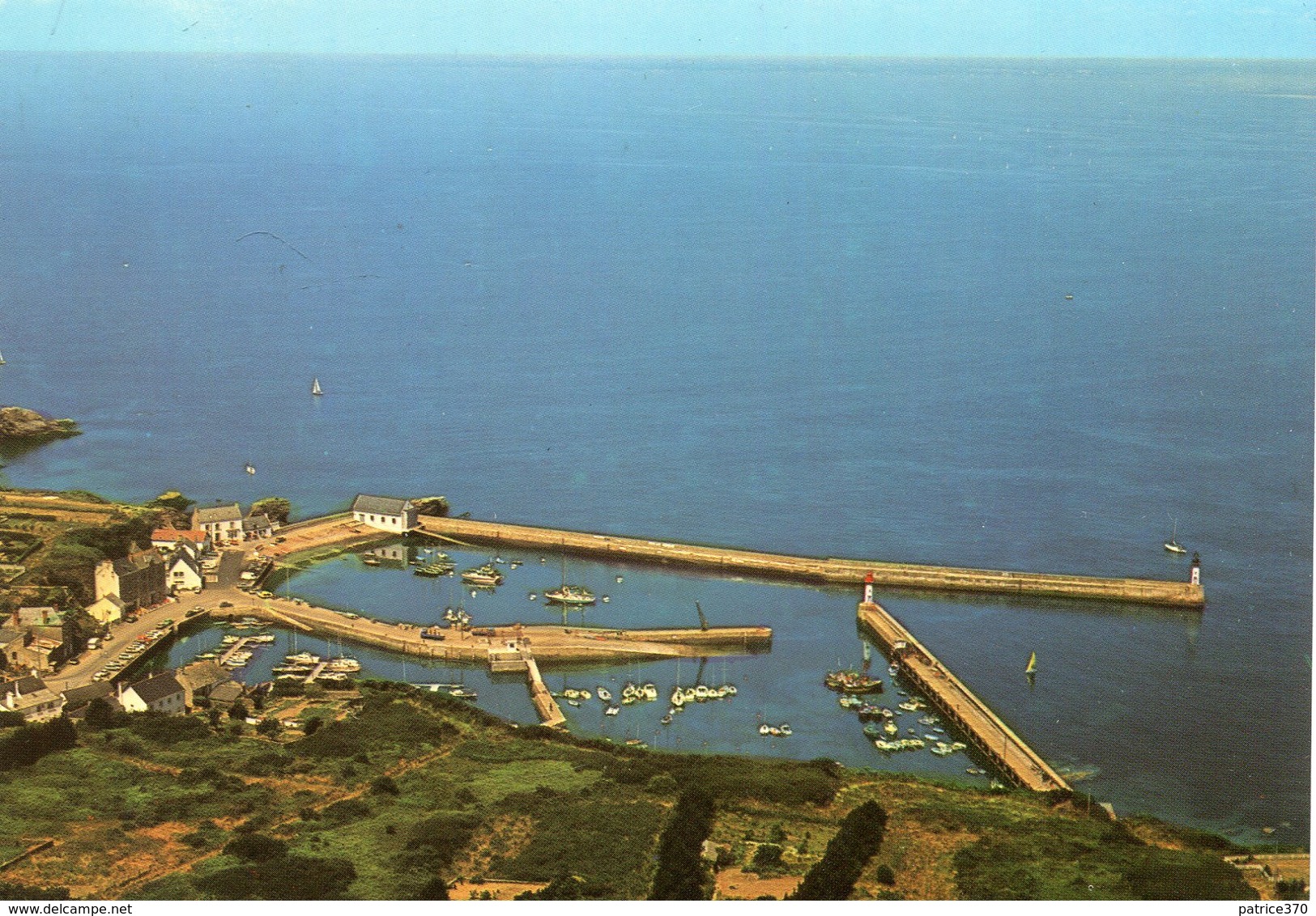 ILE DE GROIX - LOT de 10 cartes Port Tudy Port Lay Fort de la Croix Pen Men Port Plaisance