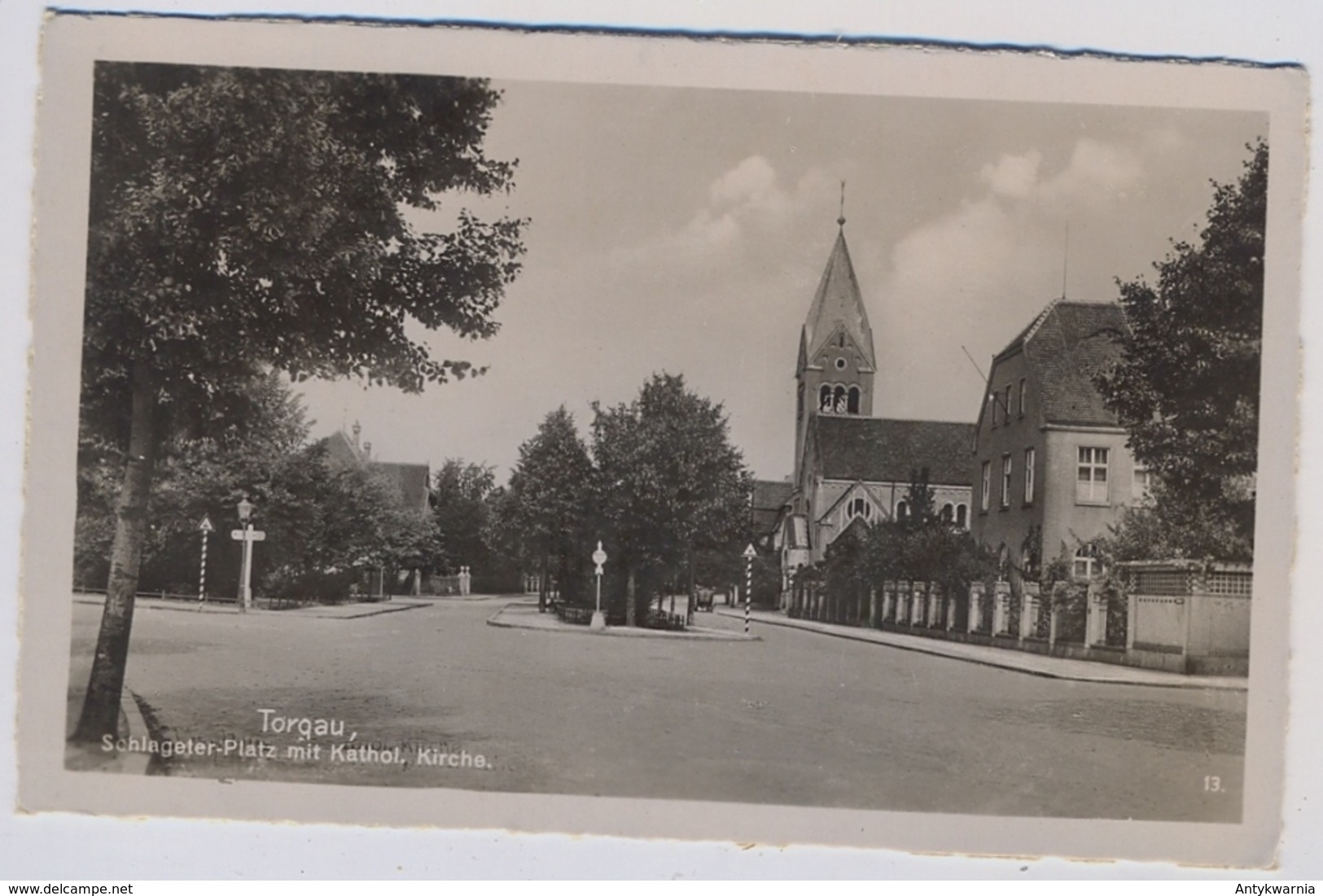 Torgau Schlageter Platz About 1935y. E800 - Torgau