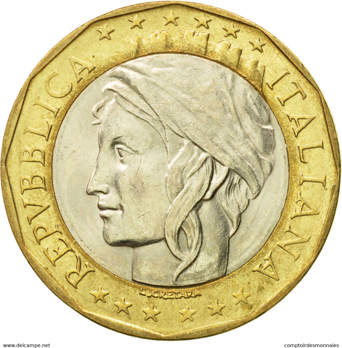 Monnaie, Italie, 1000 Lire, 1998, Rome, TB+, Bi-Metallic, KM:194 - 1 000 Lire