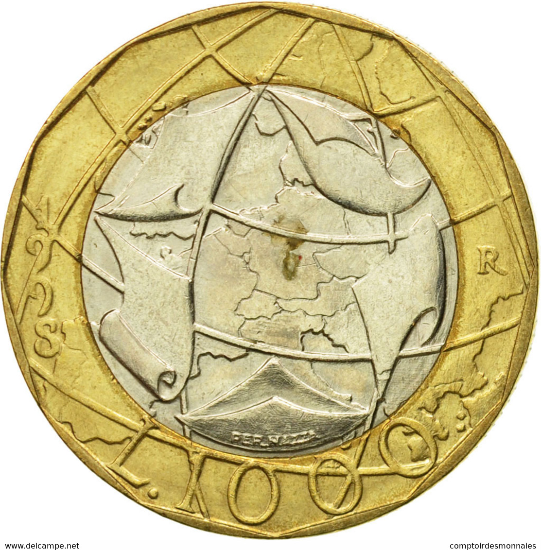 Monnaie, Italie, 1000 Lire, 1998, Rome, TB+, Bi-Metallic, KM:194 - 1 000 Liras