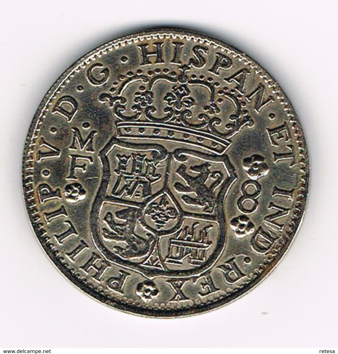 &-  MEXICO  8 REALES 1734 ( COPIE ? ) - Mexique