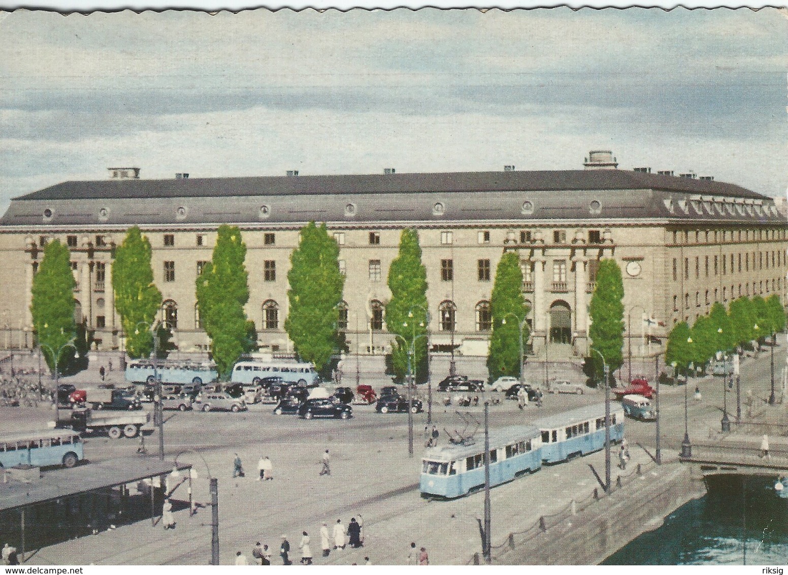 Göteborg - Postoffice - Tram - Busses.   Sweden. # 07835 - Suède