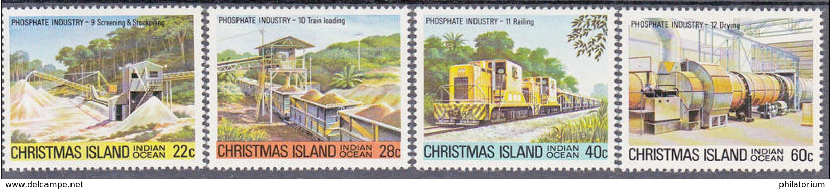 Christmas Island  Timbres Neufs Avec Charnière N° SG 136 à 139; Sc 103 à 106; Yv 144 à 147 - Christmas Island