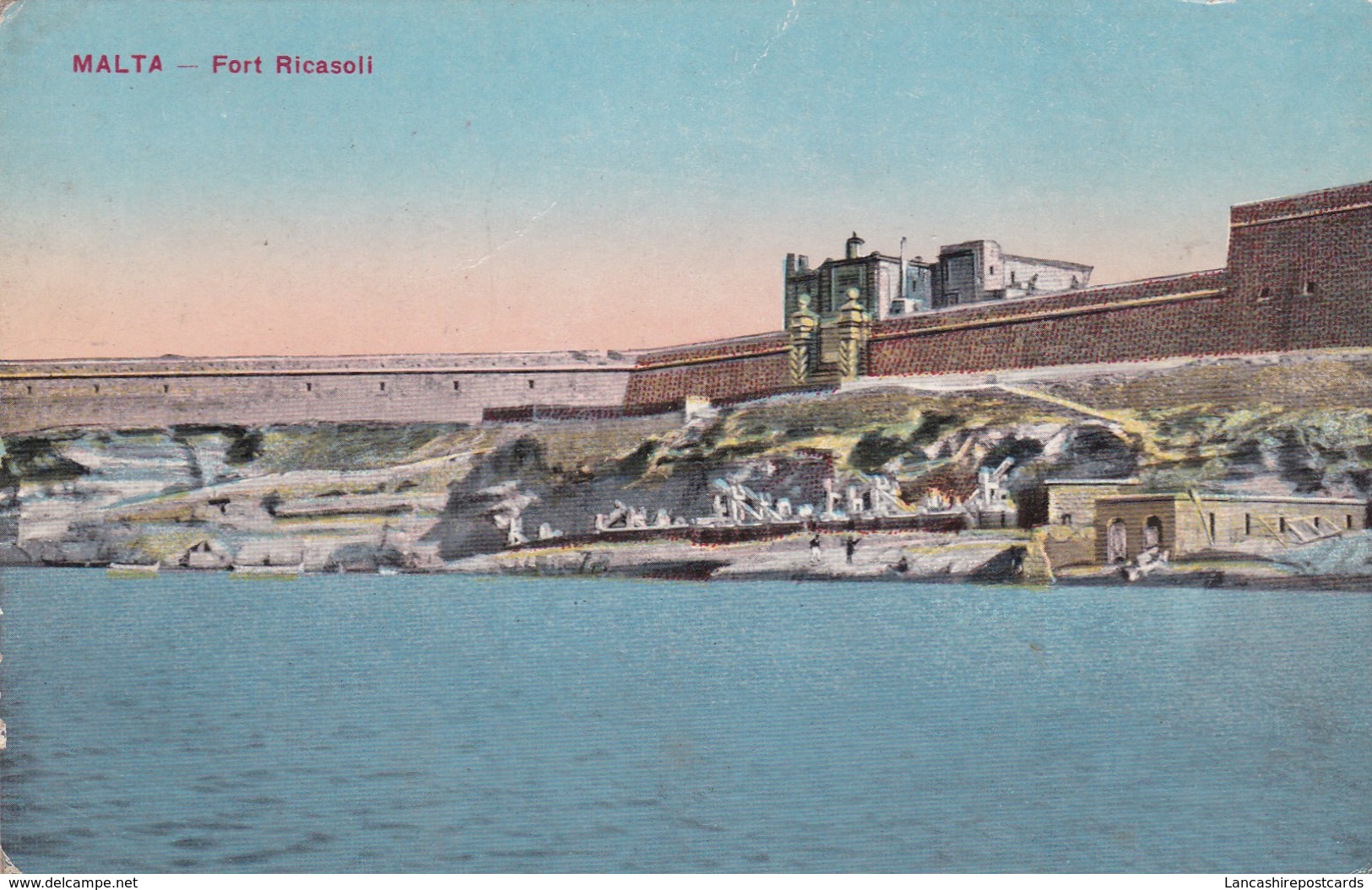 Postcard Malta Fort Ricasoli My Ref  B12387 - Malta