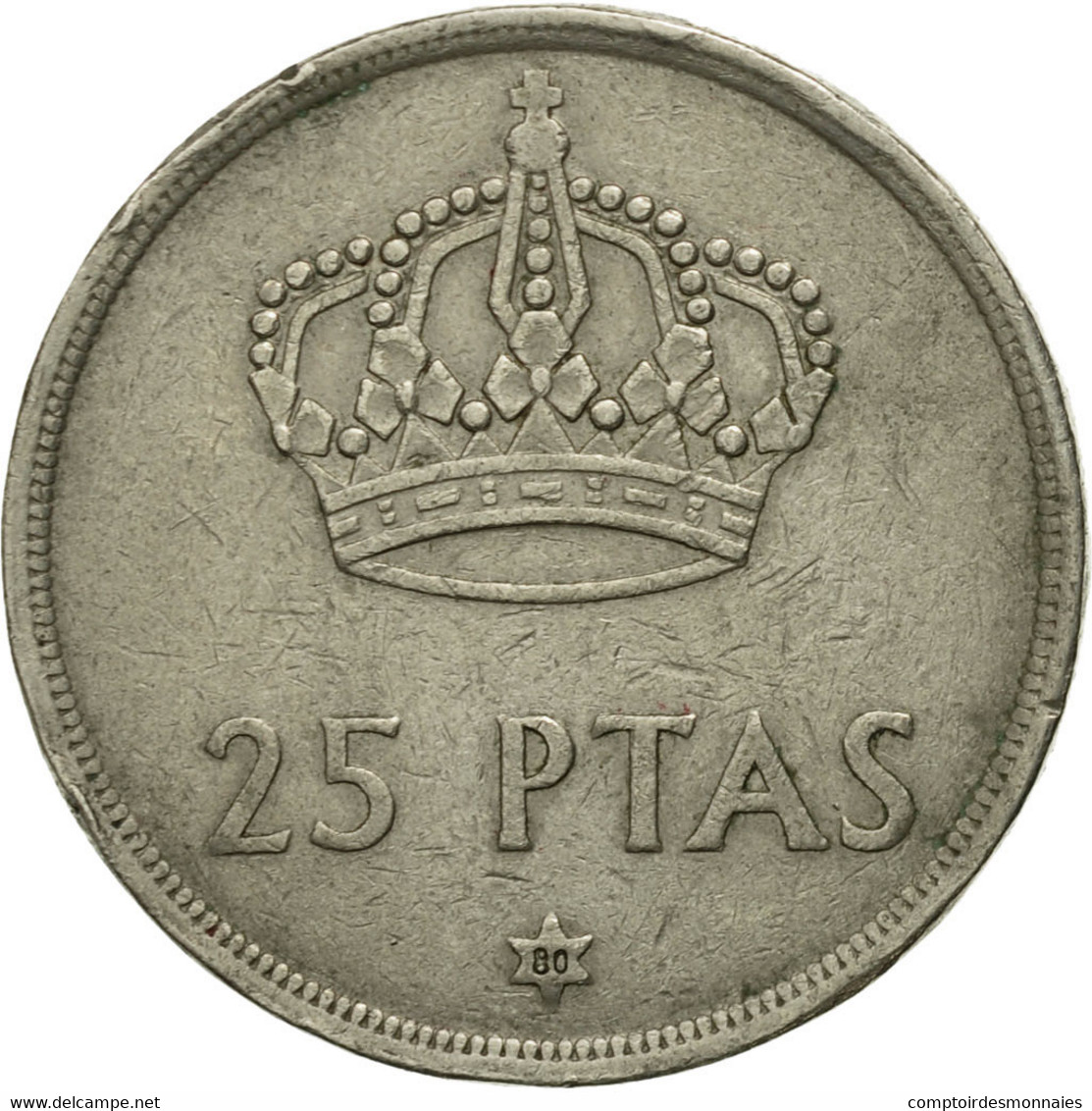 Monnaie, Espagne, Juan Carlos I, 25 Pesetas, 1975, TB, Copper-nickel, KM:808 - 25 Pesetas