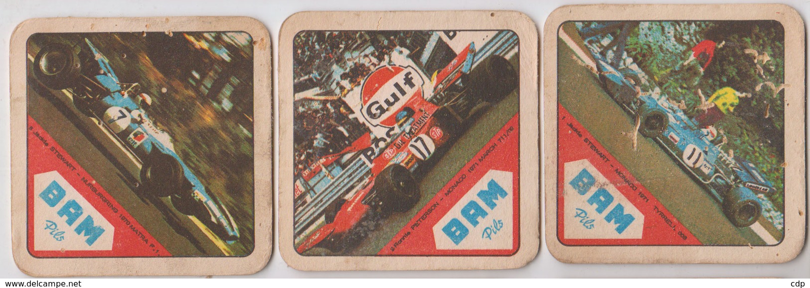 Brasserie  Lot 3 Sb Formule 1   1971 - Sous-bocks