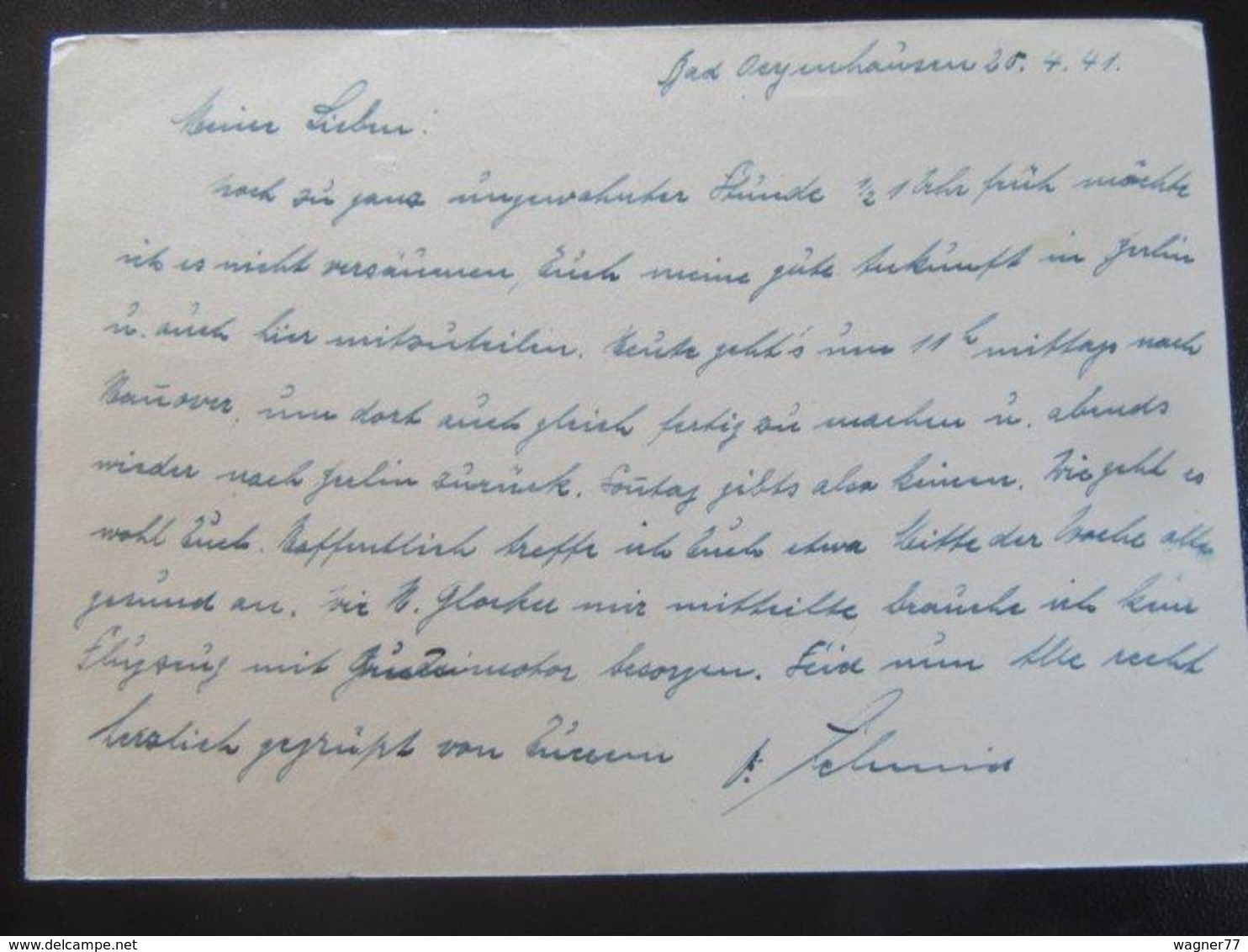 Postkarte Postcard - Soldat Mit Stahlhelm Und Adler 1941 - Briefe U. Dokumente