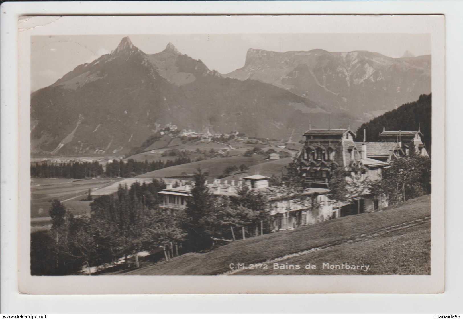 LE PAQUIER - SUISSE - BAINS DE MONTBARRY - Le Pâquier