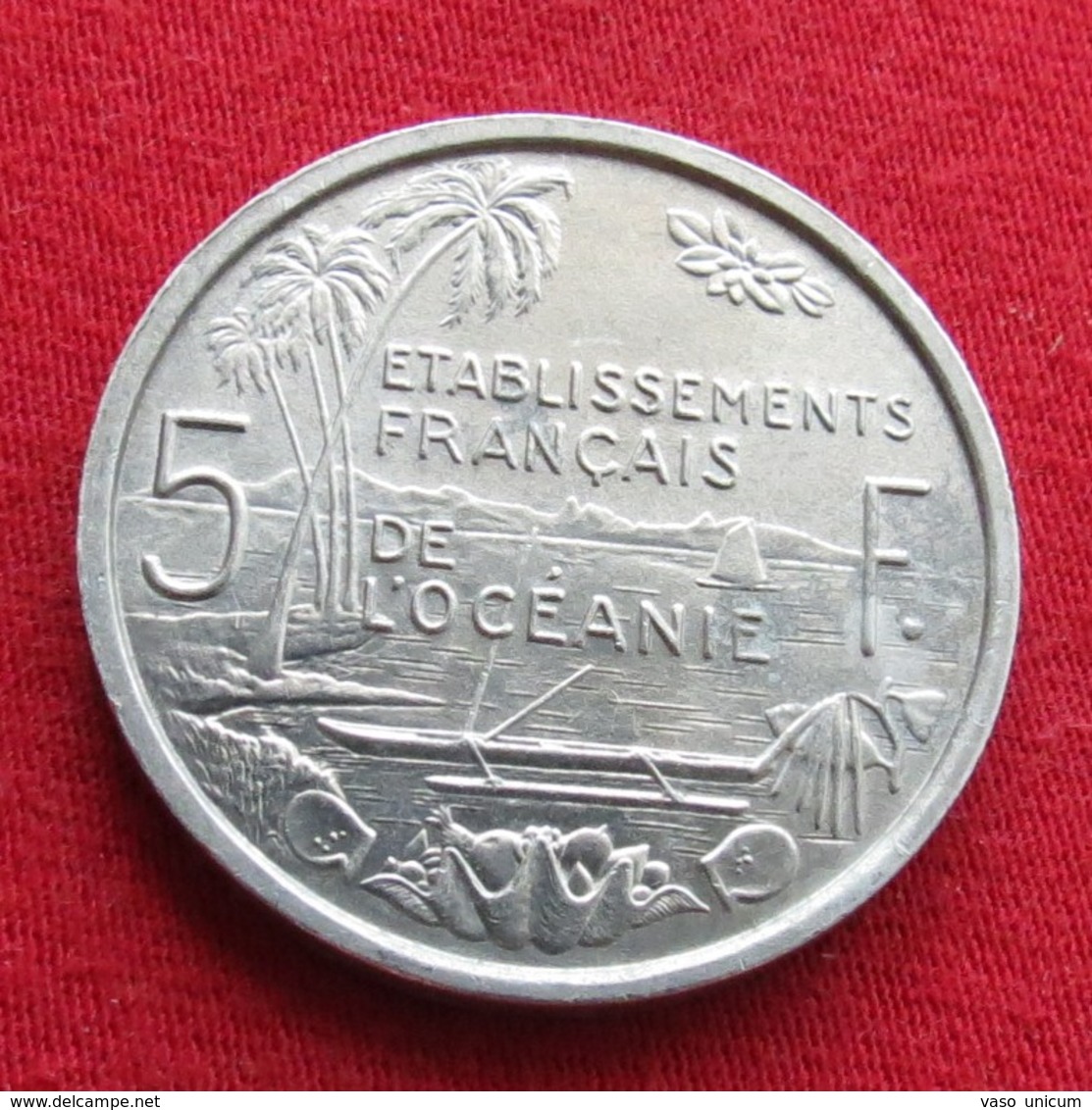 French Oceania 5 Franc 1952 Oceanie Polynesia - Polynésie Française
