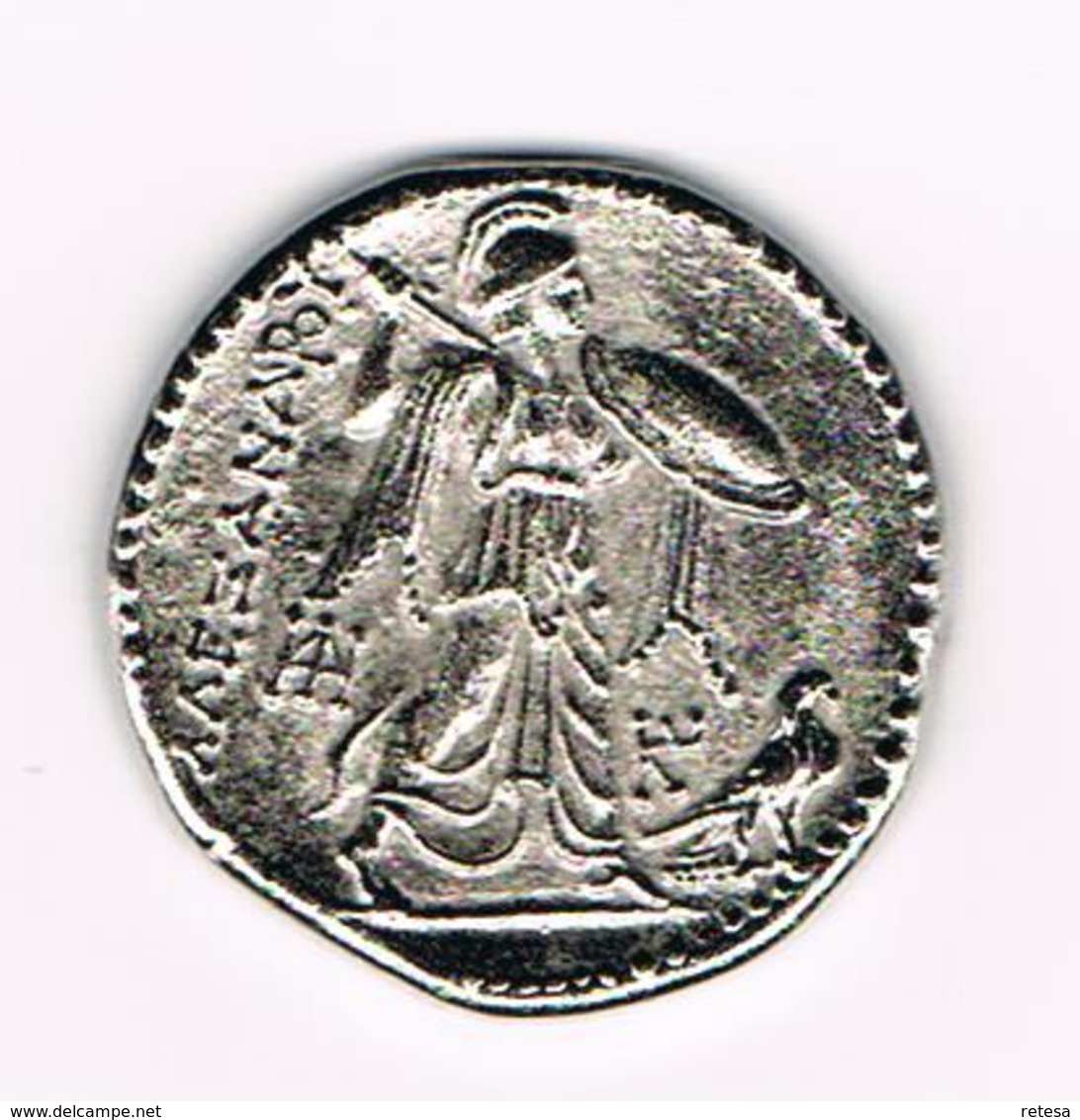 &-   PENNING  OUDE GRIEKSE MUNT AAE=ANAPOY - Elongated Coins