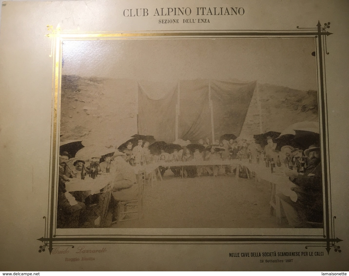 Club Alpino Italiano Dell Enza - Scandiano Nelle Cave 1897 - Antiche (ante 1900)