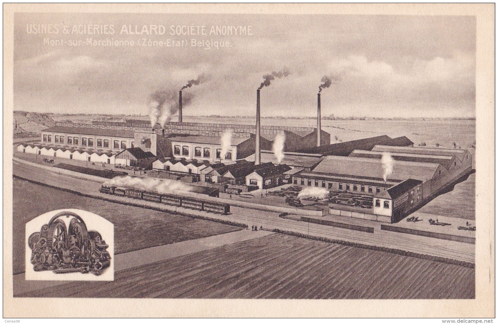 Mont-sur-Marchienne Usines &amp; Acéries Allard Société Anonyme - Autres & Non Classés