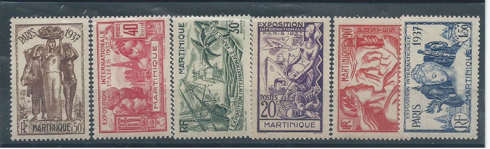 MARTINIQUE N ° 155:160 * * T.b - Ungebraucht