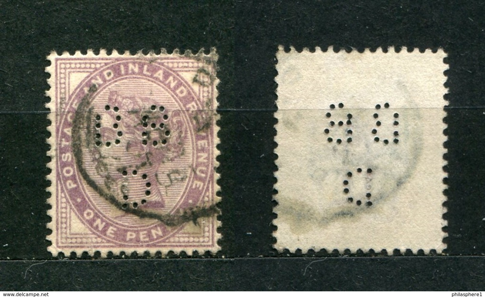 Großbritannien Nr.65 II        O  Used       (1094) Perfin: BBD - Perforés