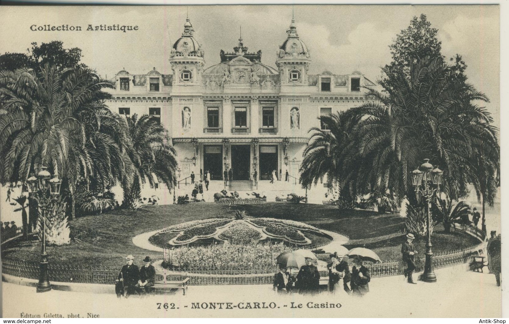 Monte Carlo V. 1914  Le Casino - Außensicht  (1057) - Monte-Carlo