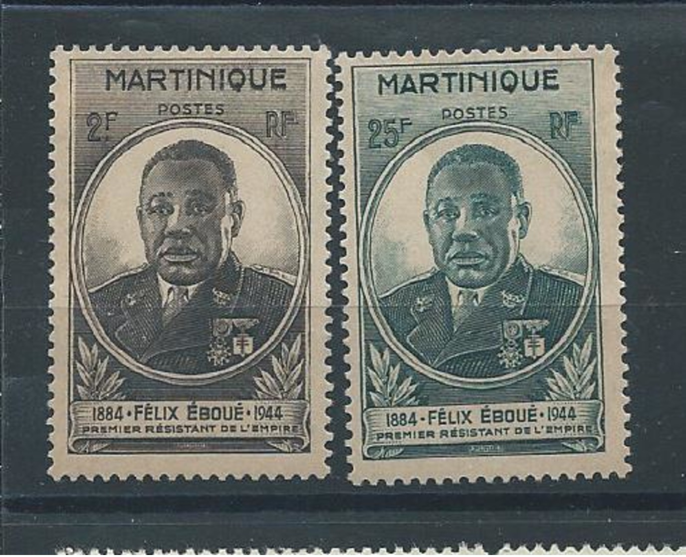 MARTINIQUE N °218/219 * T.b - Unused Stamps