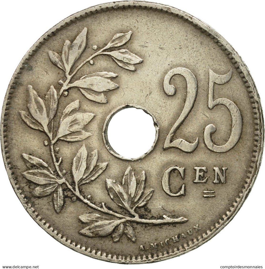 Monnaie, Belgique, 25 Centimes, 1929, TTB, Copper-nickel, KM:69 - 25 Cents