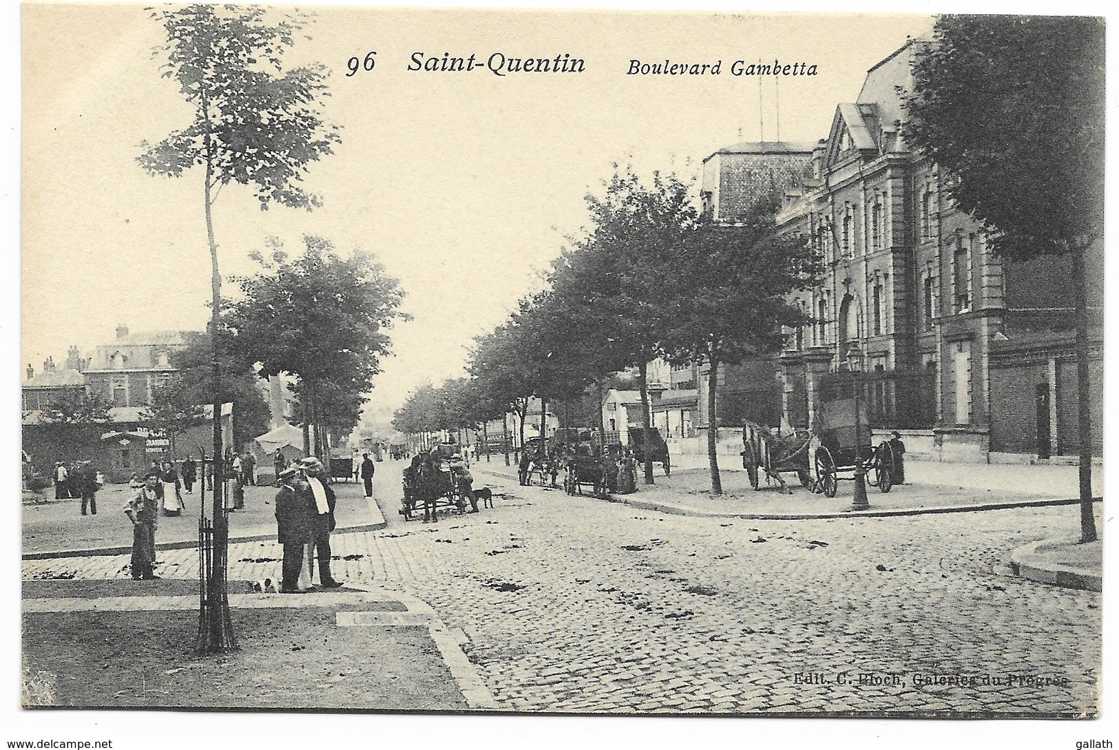 02-SAINT-QUENTIN-Boulevard Gambetta... Animé - Saint Quentin