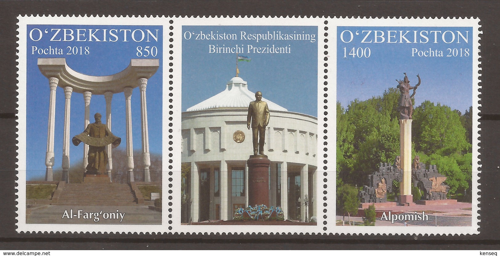 Uzbekistan 2018 - MNH - Monuments & Statues - Uzbekistan