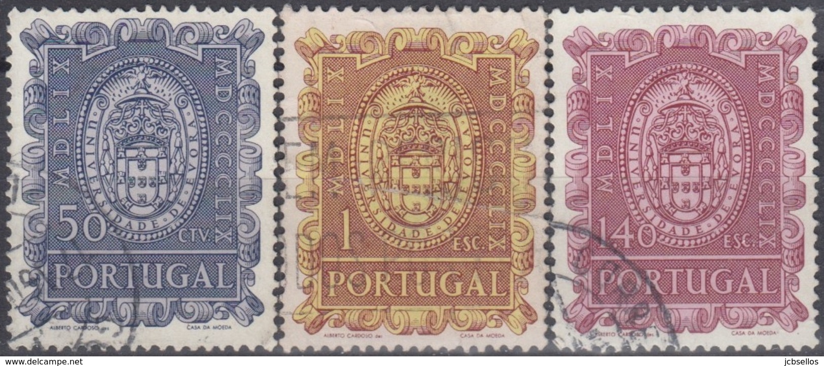 PORTUGAL 1960 Nº 870/72 USADO - Usado