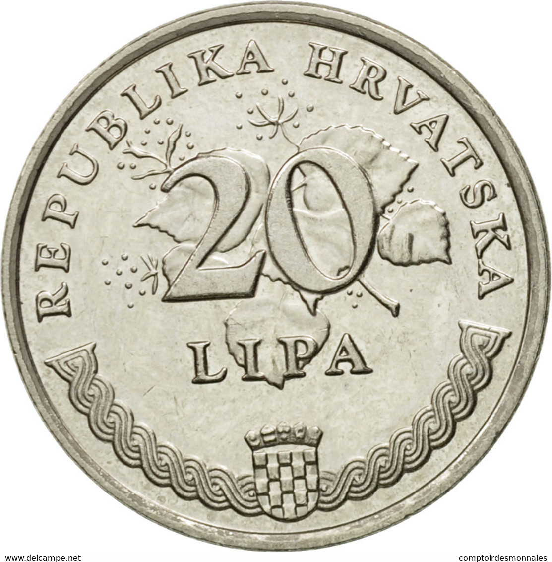 Monnaie, Croatie, 20 Lipa, 2003, SPL, Nickel Plated Steel, KM:7 - Croatia