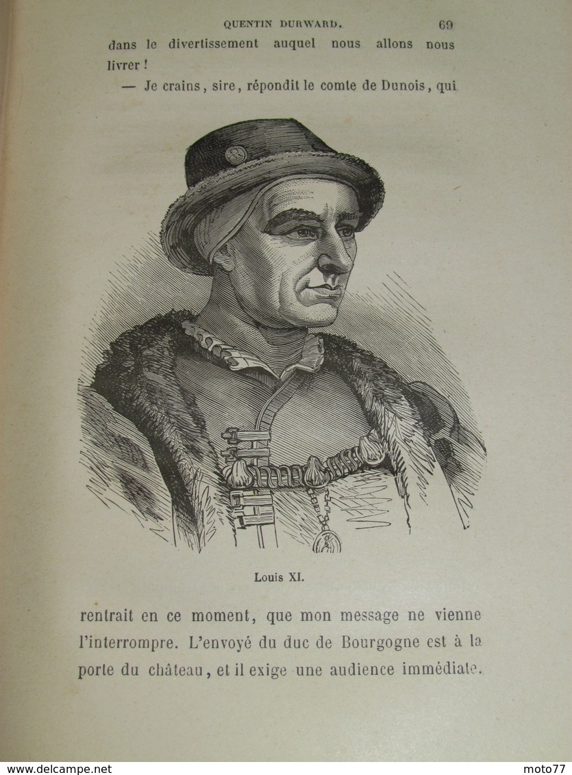 126 / LIVRE / QUENTIN DURWARD ou LES DAMES DE CROY  -  1889 - 384 pages